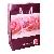 Red Rose For Love Valentine Carrier Paper Bag