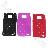 Rhinestone Gridding Styles Silicone Cases For Samsung Galaxy I9100 Black