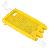 Super Massage Hero Silicone Cases For Iphone 4 Yellow