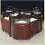 Jewellery Display Kiosk With High-powered Led Lights And Tempered Clear Glass Space