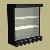 Display Case Use Walnut Wood For Jewelry