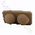 Ibooty Silicone Case And Stand For Iphone 4 Bra Brown