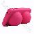 Ibooty Silicone Case And Stand For Iphone 4 Bra Pink