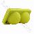Ibooty Silicone Case And Stand For Iphone-4 Bra Yellow