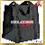 Black 90 Gsm Nonwoven Fabic Tote Bag
