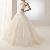 2011 Pleat Embellished Strapless A-line Floor-length Wedding Dress