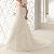 A-line Pleat Embellished Strapless Train Wedding Dress With Cape