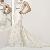 Wholesale Lace Embellished Sleeveless A-line Train Wedding Dress