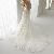Lace Embellished A-line Halter Backless Train Wedding Dress