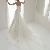 Strapless A-line Rhinestone Embellished Train Wedding Dress