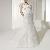 U-neck Short Sleeve Lace Embellished A-line Wedding Dress