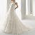 Wholesale Off The Shoulder A-line Train Wedding Dress