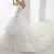 Wholesale Pleat Embellished V-neck Ball Gown Train Wedding Dress
