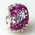 Wholesale Purple And Crystal Rhinestone Beads