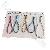 Color Rhinestone Mobile Phone Sling Skyblue