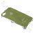 Green Metal Wire Drawing Aluminium Skin Cases For Iphone 4 / 4s