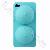 Ibooty Series With Stand Silicone Case For Iphone 4 Light Blue