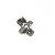 Double Head Stud With 1 / 4 To 3 / 8 Thread