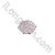 Color Home Button-electroplate For Iphone 4s-purple