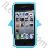 For Iphone 4 Angel Smile Face Soft Silicon Cases Light Blue
