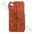 Tclr08 For Iphone 4 Two Color Line Rose Wood Case