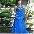Floral And Pleat Embellished Fashion Halter Formal Dress