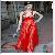 Floral Embellished High Waist Fashion Formal Dress