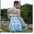 Pleat Embellished High Waist Fashion Formal Dress