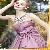 Rhinestone Embellished Waist Flower Fashion Formal Dress